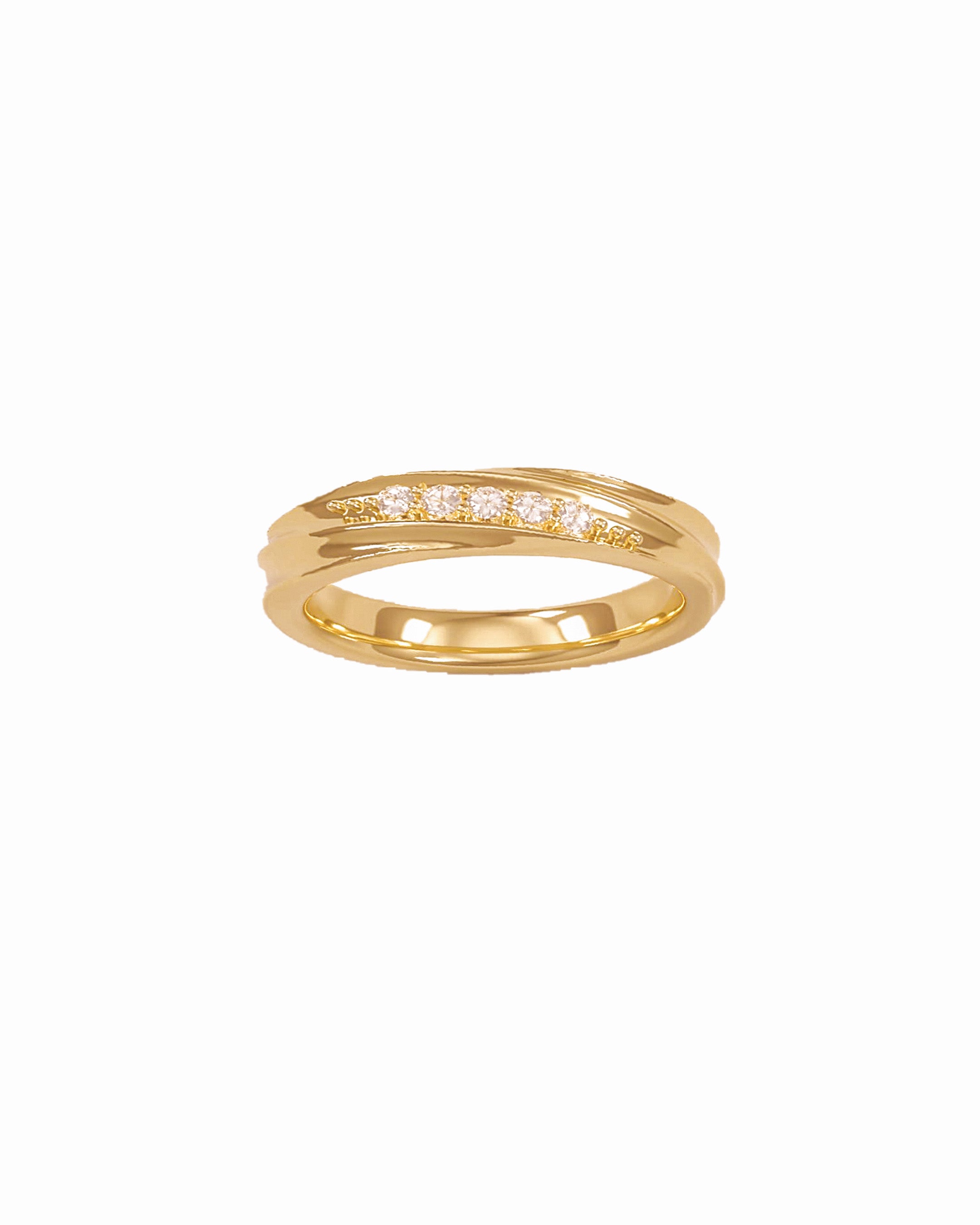 Infinity Ring 18 carat yellow gold
