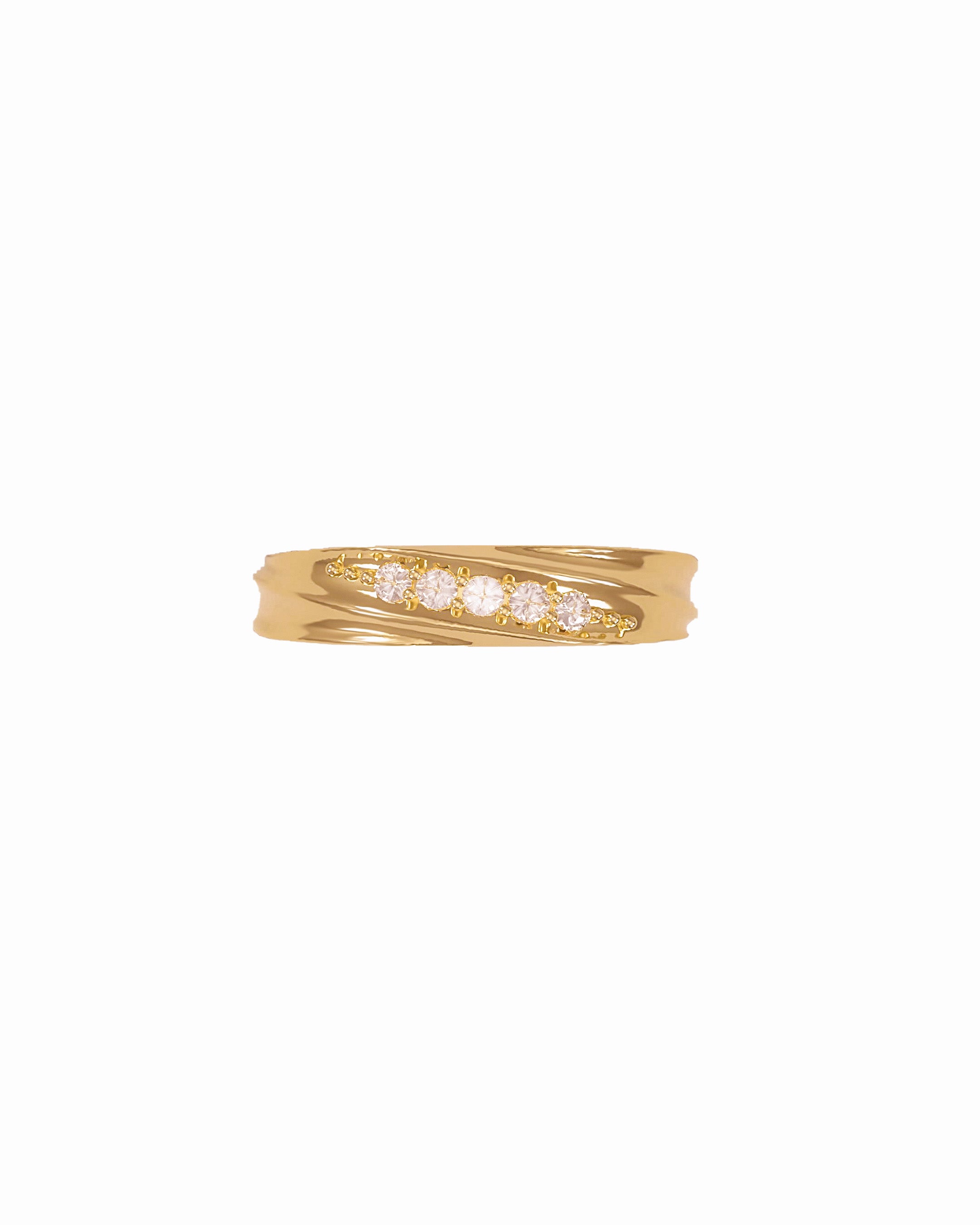Infinity Ring 18 carat yellow gold