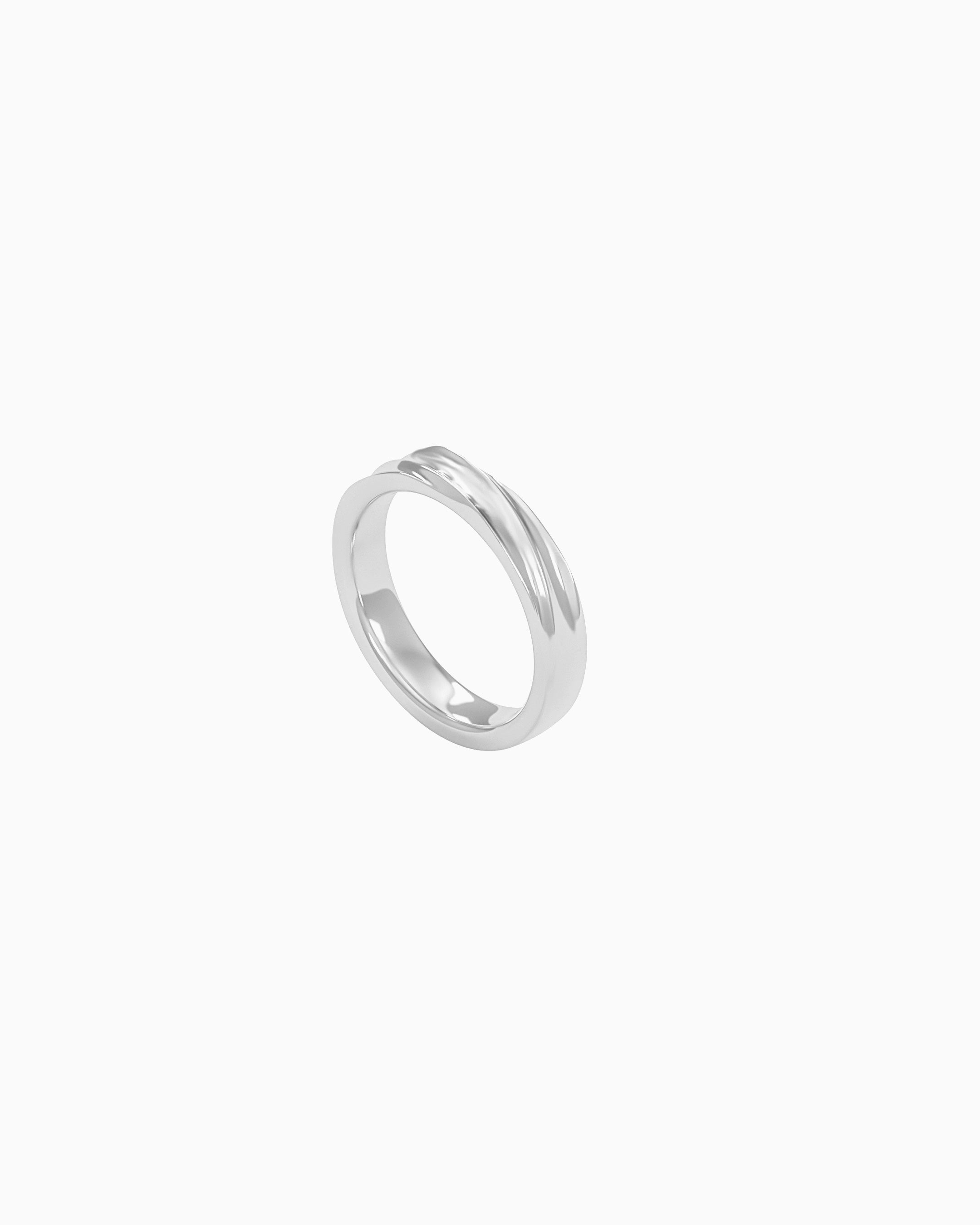 Infinity Ring 18 carat white gold