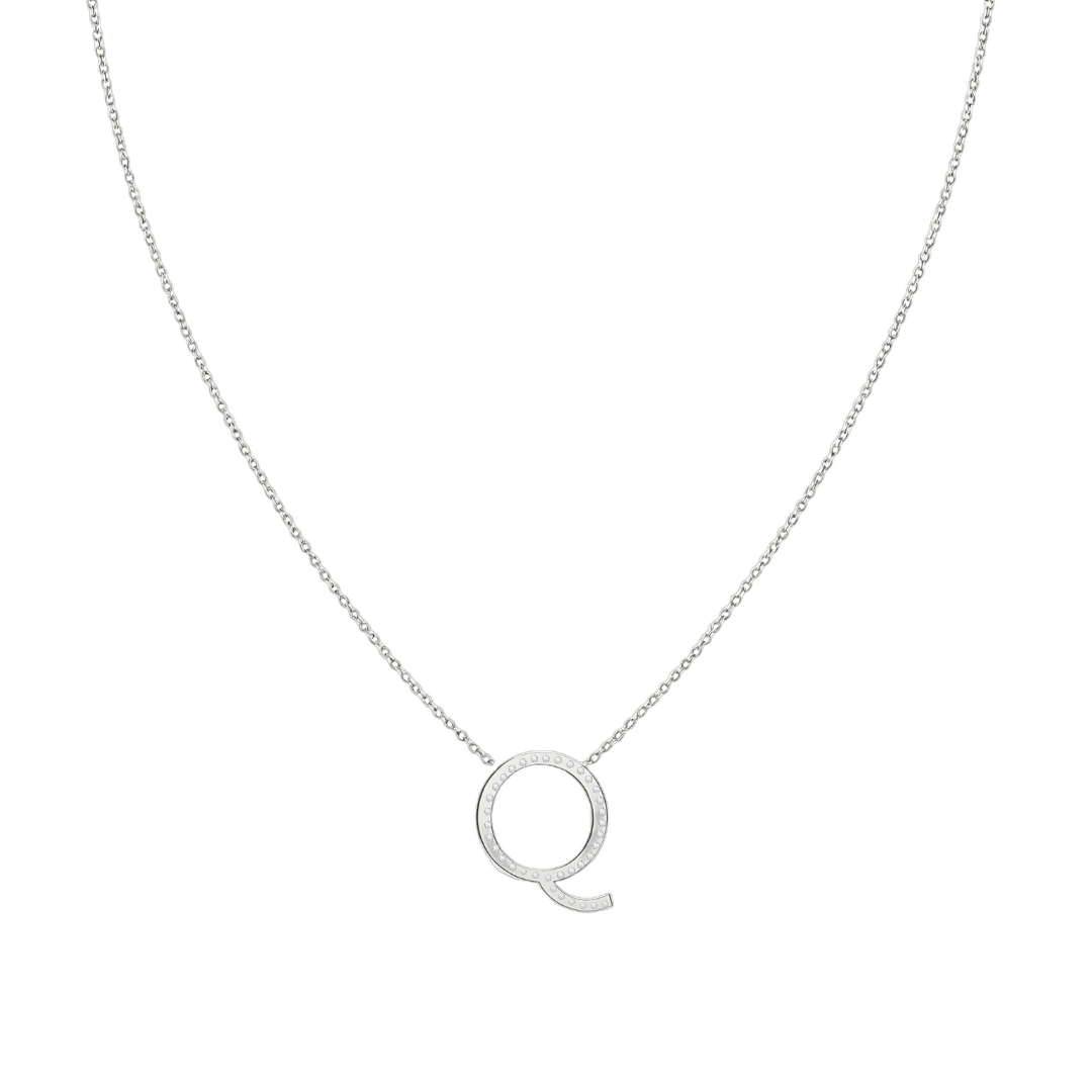 Collar Signa ‘Q’ Oro 10k con Diamantes