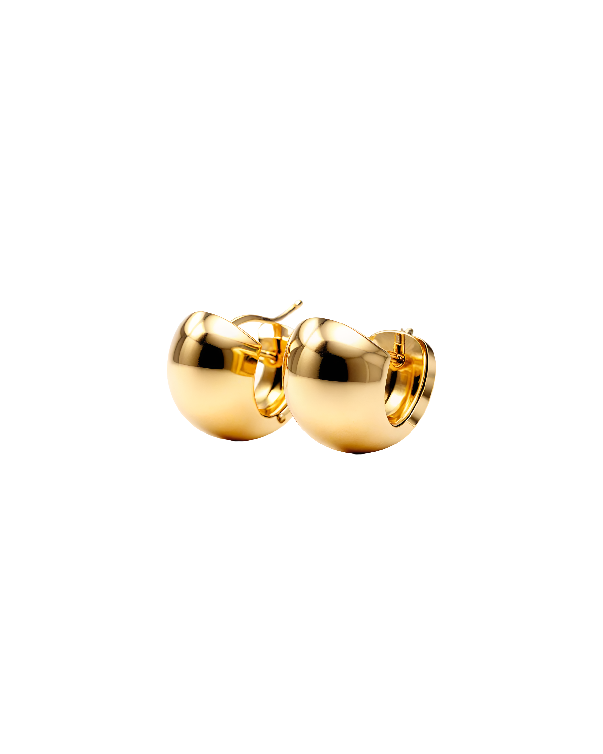 Vermeil Dome Earrings