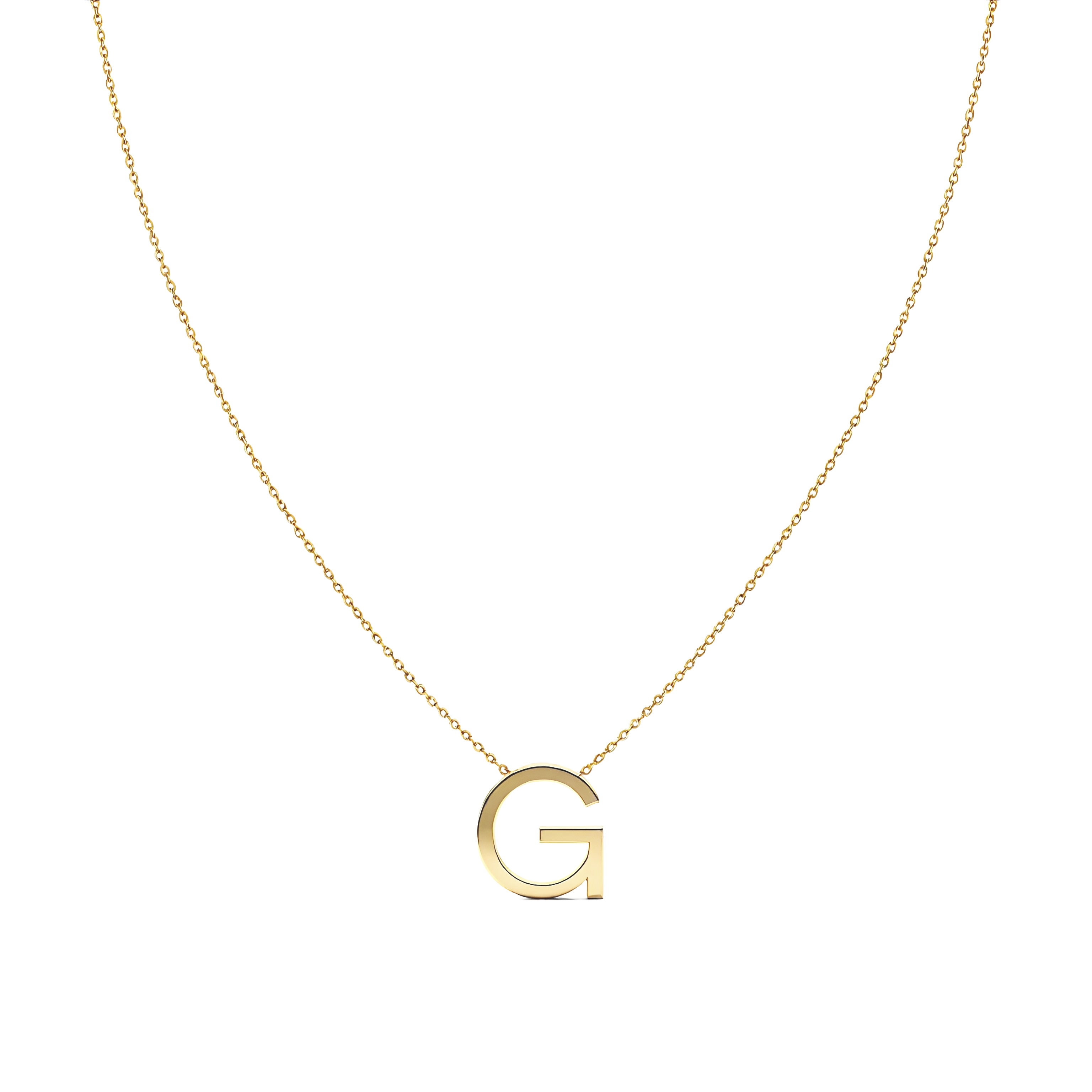 Collar Signa ‘G’ Plata con acabado en Oro 18K