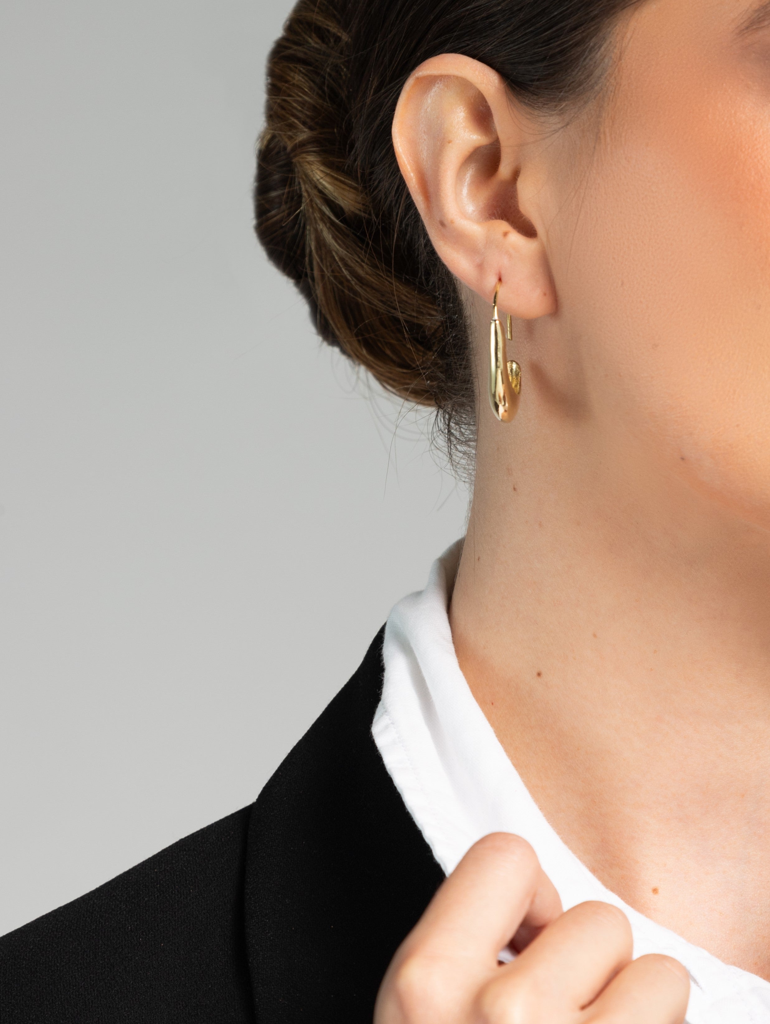 Moon Vermeil Earrings