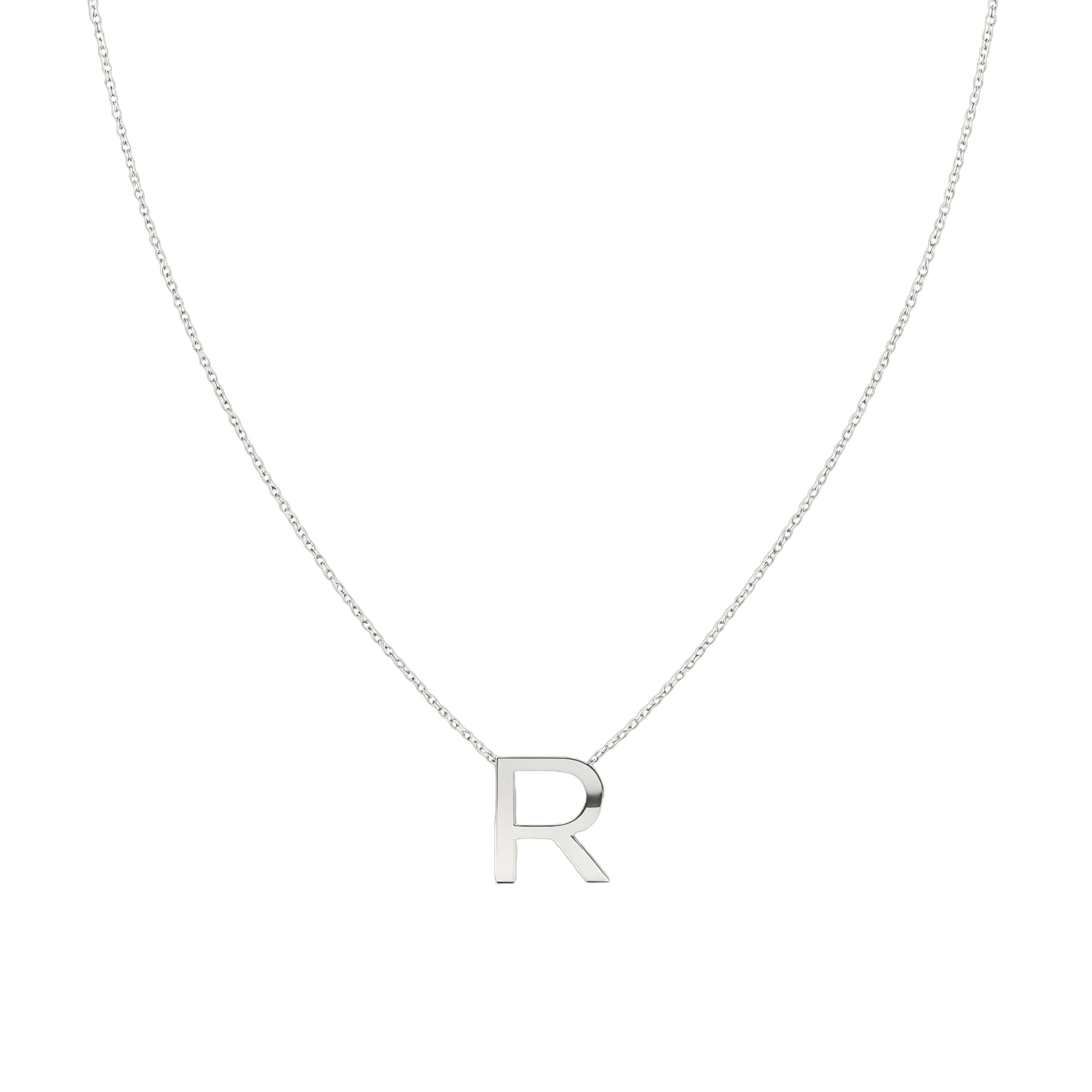 Collar Signa ‘R' Plata Esterlina