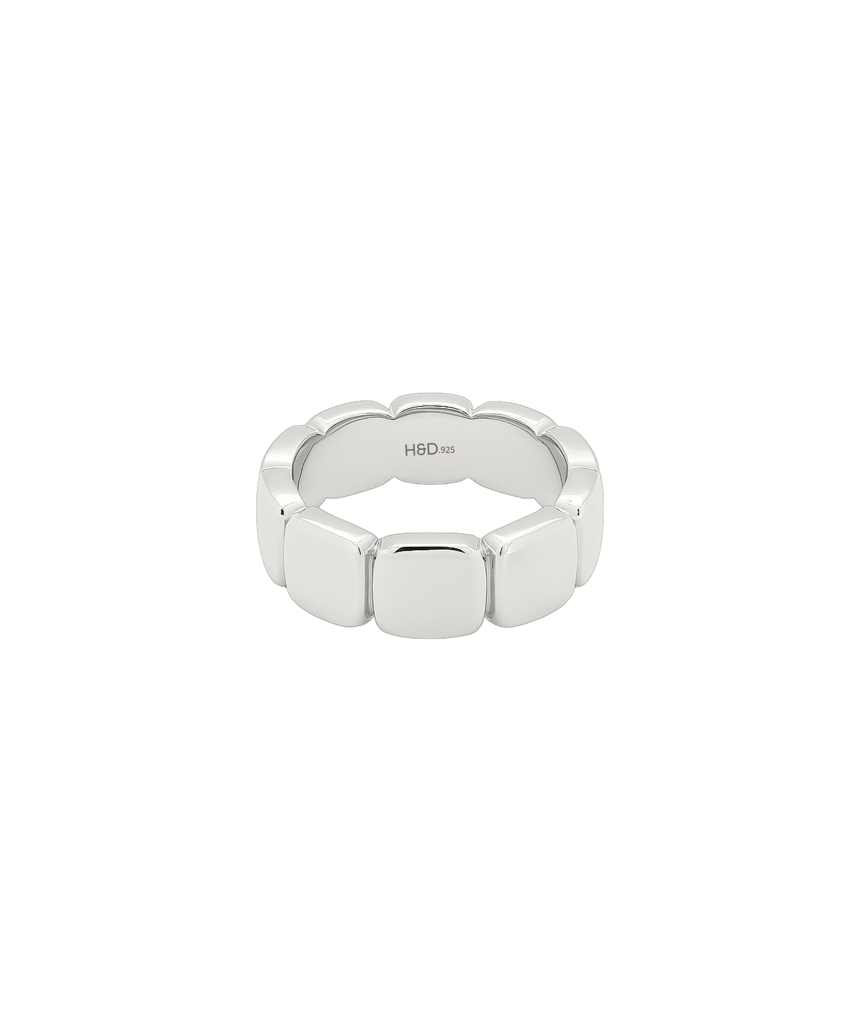 Anillo Cuadros Plata