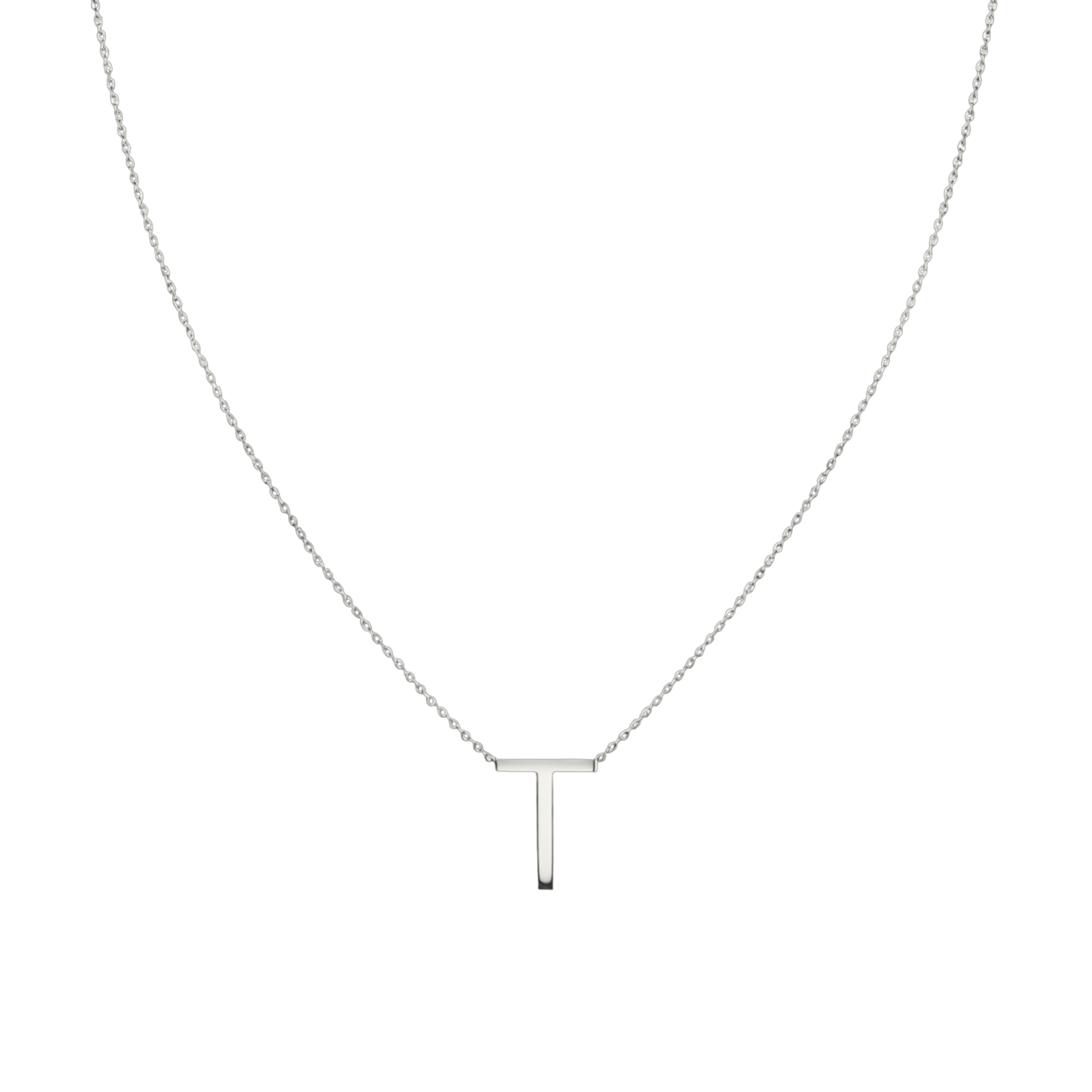 Collar Signa ‘T' Plata Esterlina