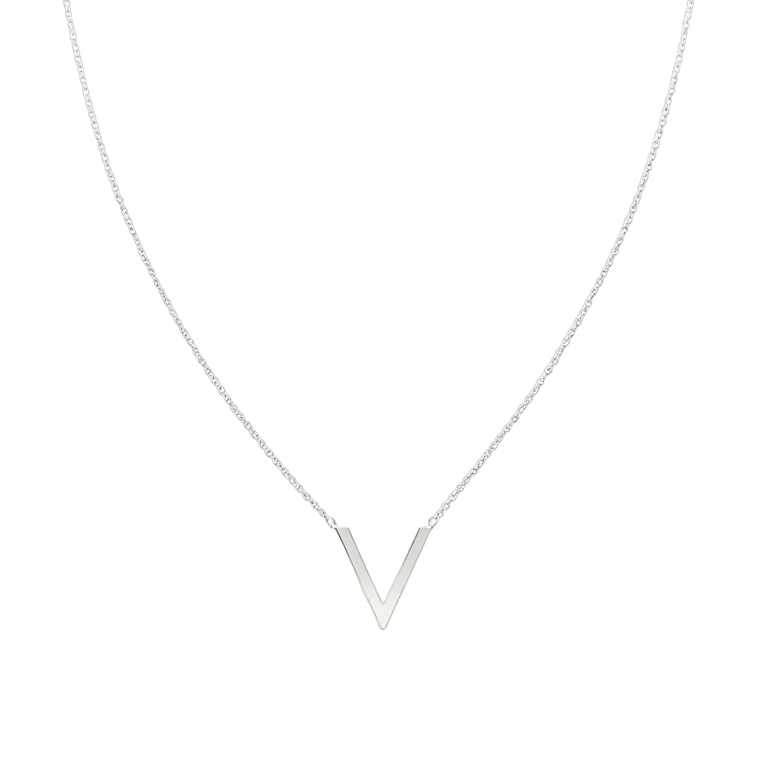 Collar Signa ‘V' Plata Esterlina