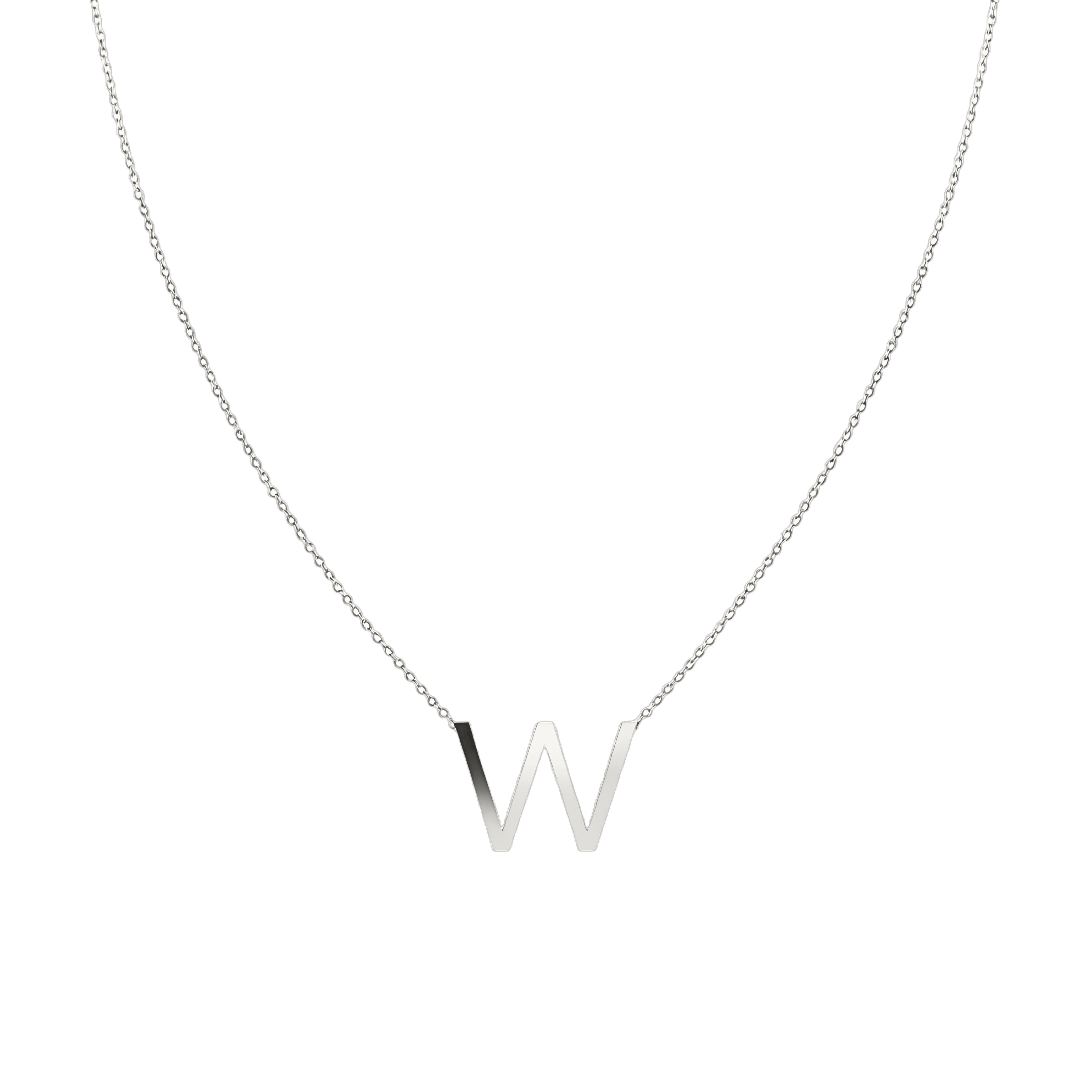 Collar Signa ‘W' Plata Esterlina