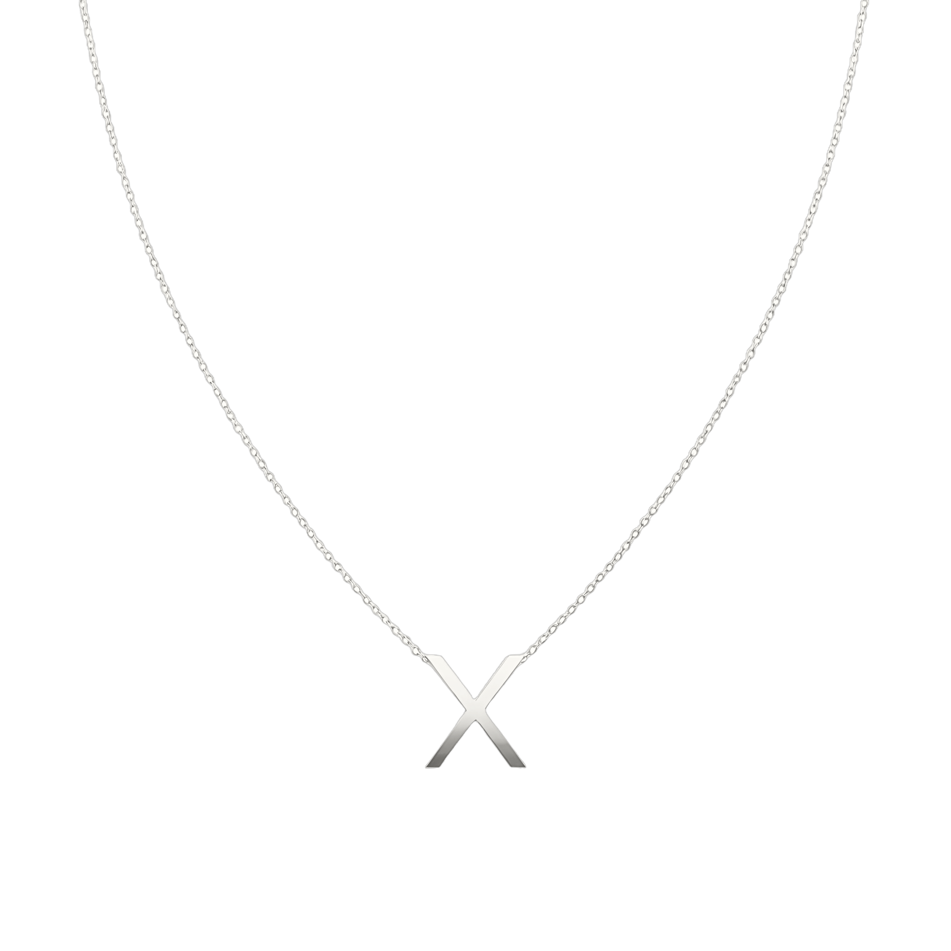 Collar Signa ‘X' Plata Esterlina