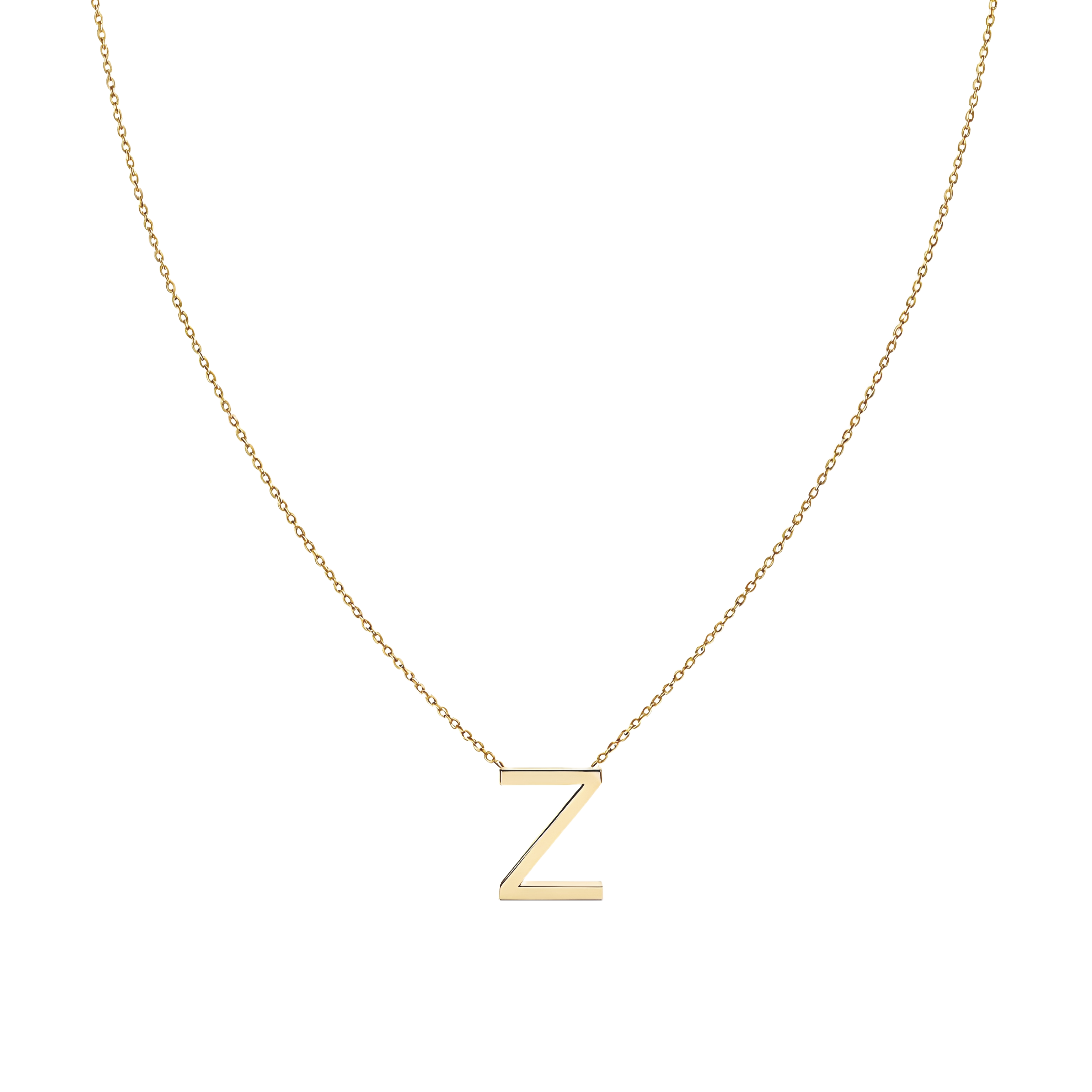 Collar Signa ‘Z’ Plata con acabado en Oro 18K